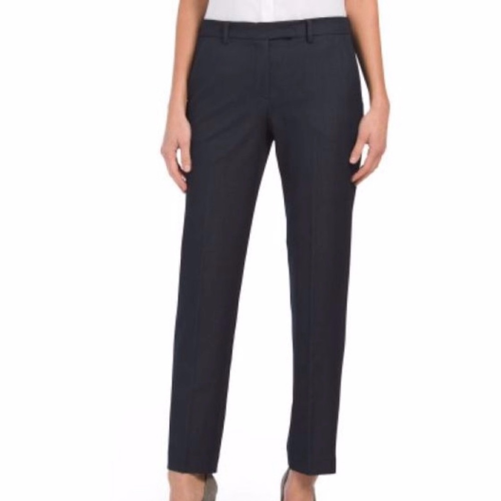 NWT TAHARI Sandra Navy Blue Pants